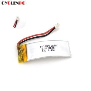 202051 ultra thin Lipo  3.7 volt  120mah lithium polymer battery