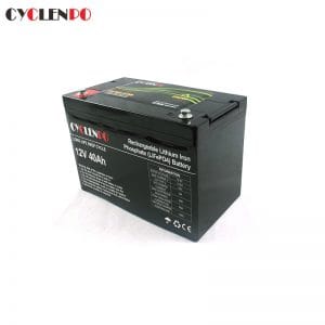 deep cycle lithium ion 12v 40ah battery lifepo4 battery for solar