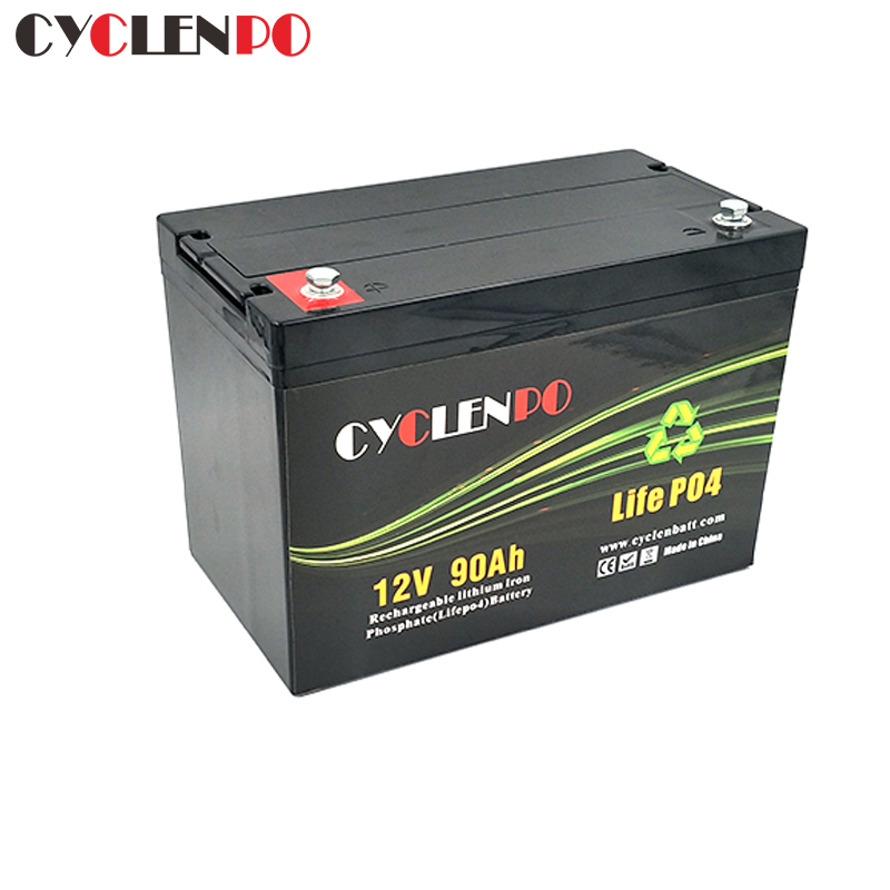 12v lithium ion car battery 90ah