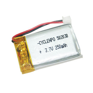 3.7v 250mAh lipo battery