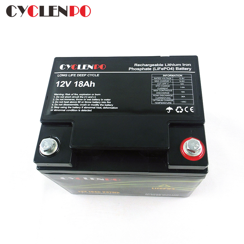 12v 18ah rechargeable battery