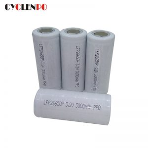 26650 lifepo4 cells 3.2v 3000mah battery