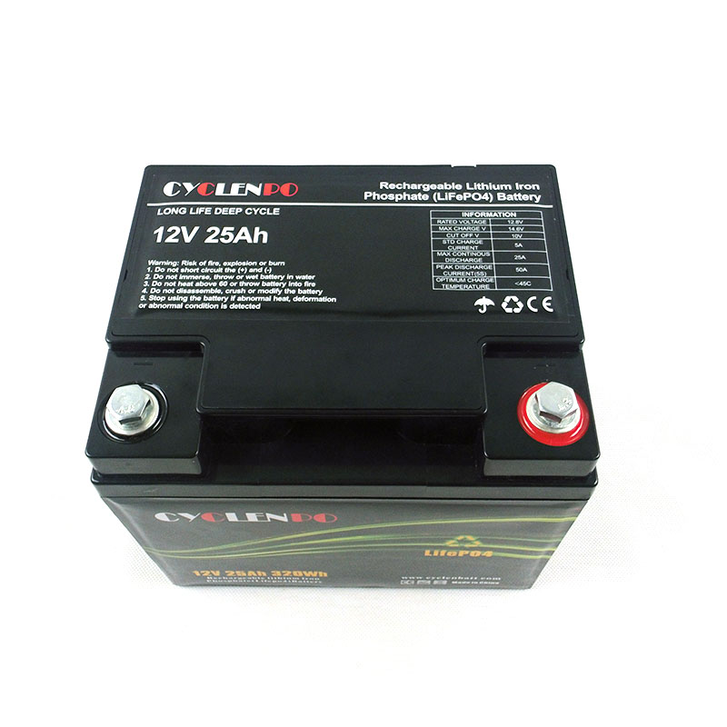 12v 25ah lithium battery