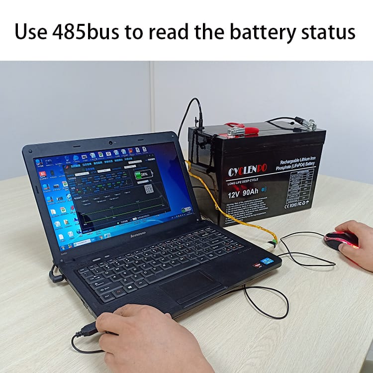 smart control Bluetooth lithium battery