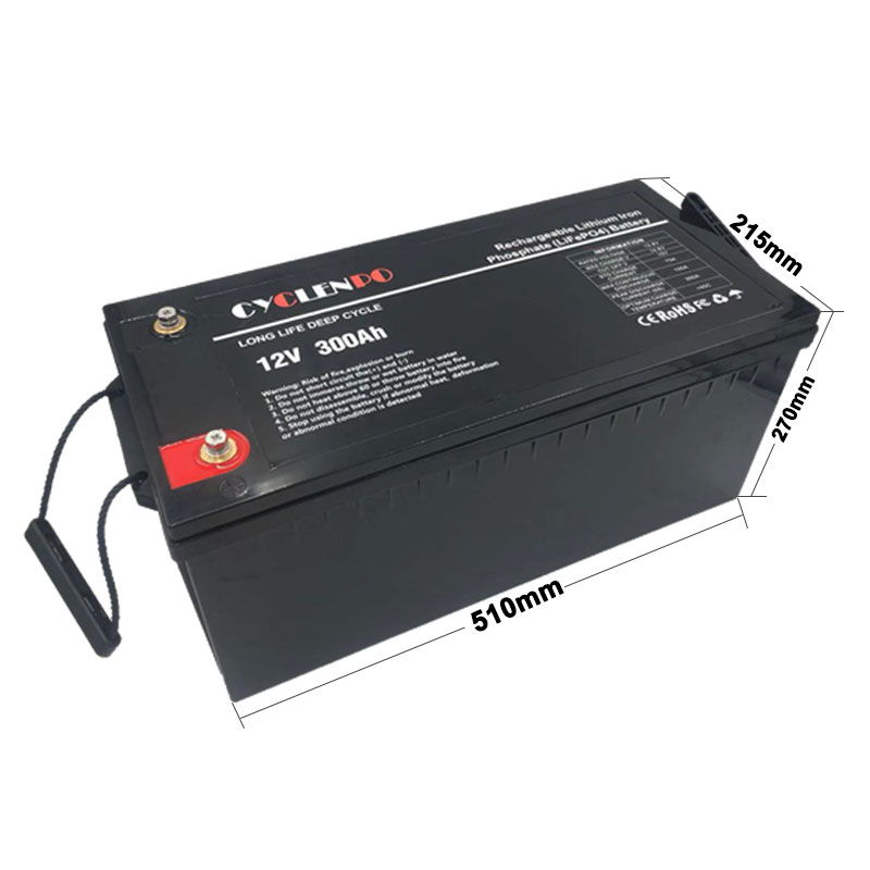 12V Lithium Ion Rechargeable Battery 300Ah 