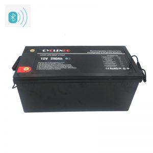 Lifepo4 12v 250ah Battery With Bluetooth APP Controlled Function