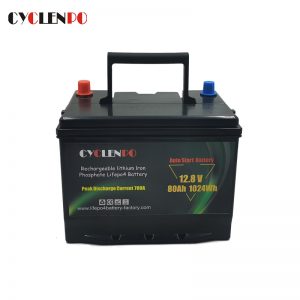 Lithium LiFePO4 -Marine / Boot- Batterie 12,8V, 80Ah