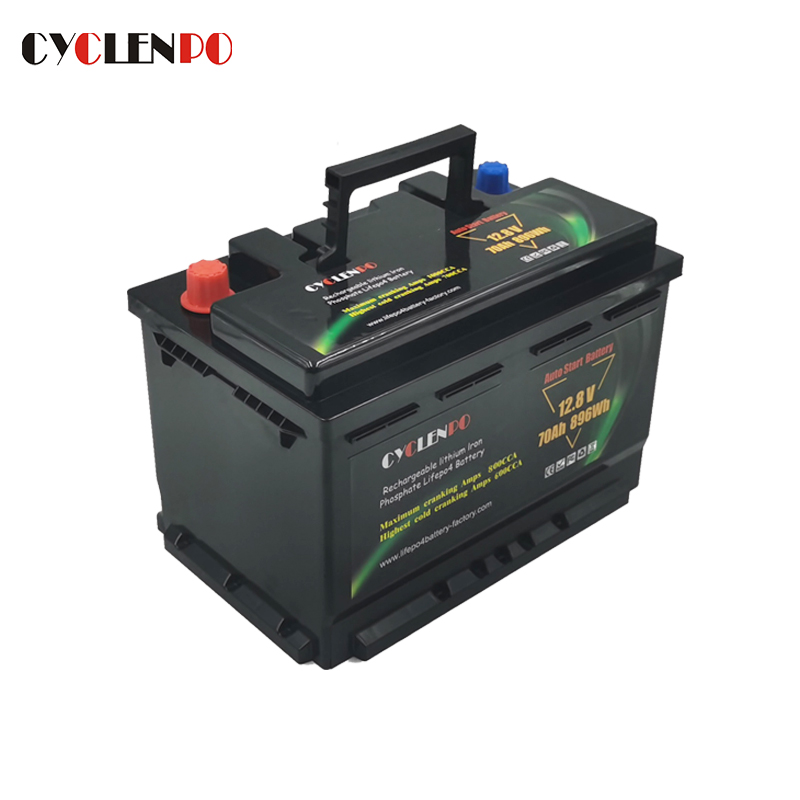 Lithium LiFePO4 Cranking Battery 12V 70Ah For Cars And Trucks