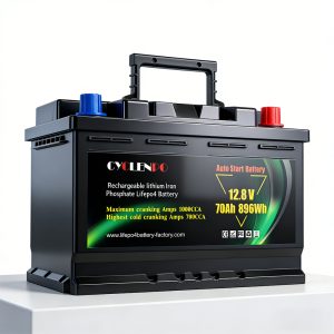 Lithium LiFePO4 Cranking Battery 12V 70Ah For Cars And Trucks