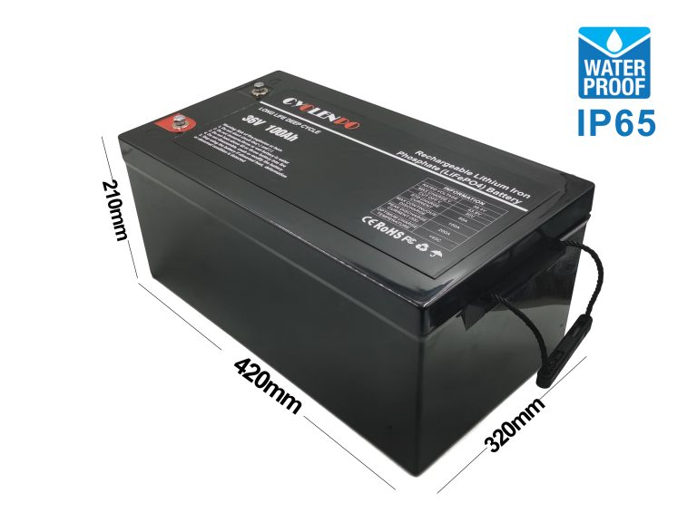 36V 100Ah Lithium Battery, 36V Lifepo4 Battery, Lithium Boat Battery
