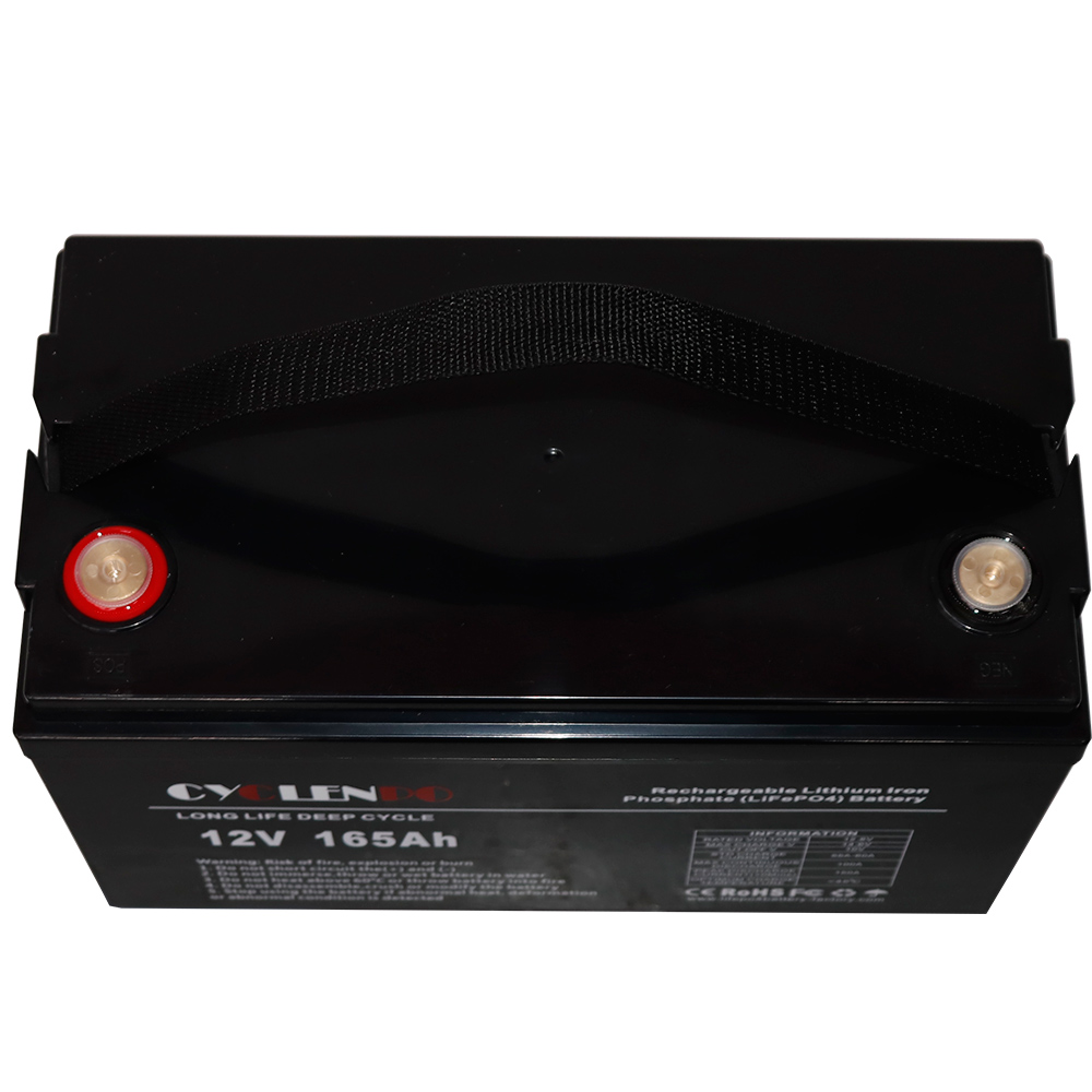 Lithium battery 12v 165ah for marine/boat/golf cart