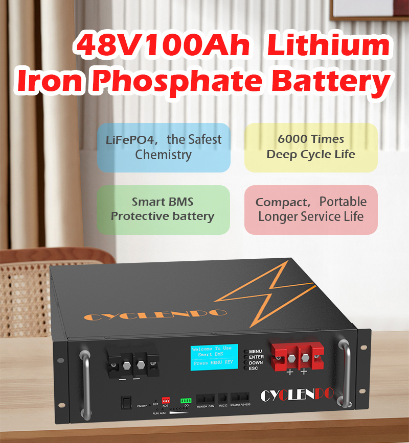 3U rack mounted battery