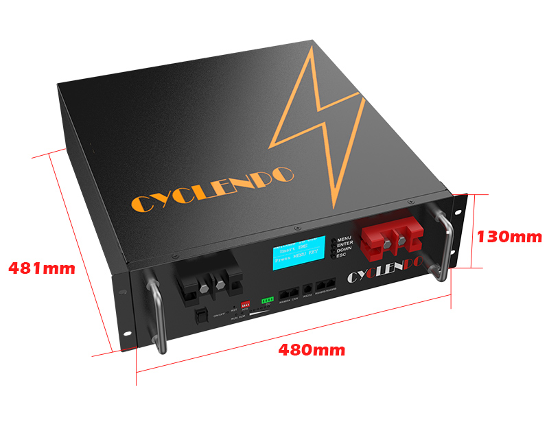 3U rack mounted battery