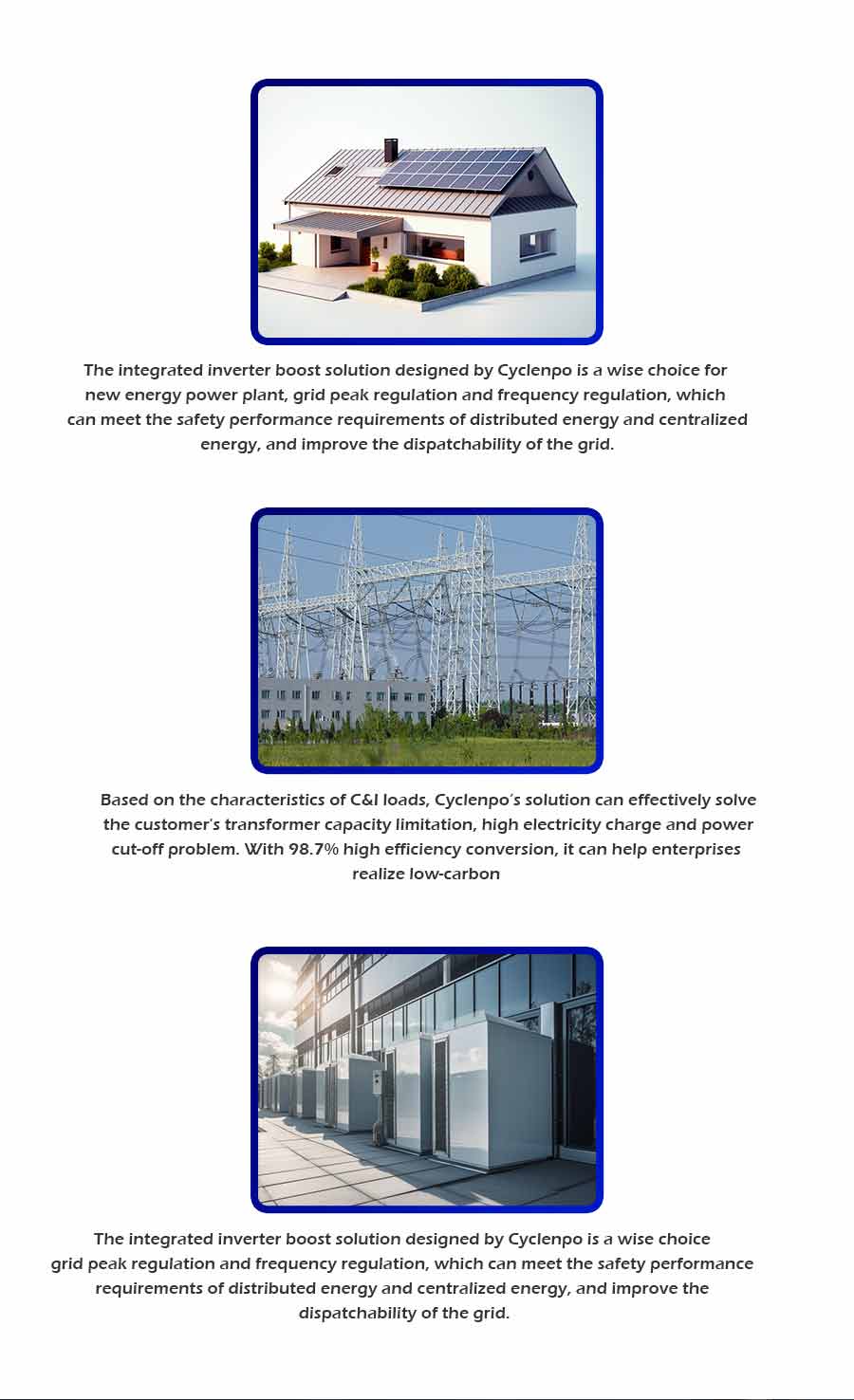 Industrial and commercial energy storage batteries