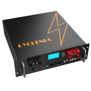 CYCLENPO 51.2V 50Ah Rack Mount LiFePO4 Battery