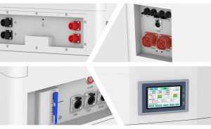 High voltage stacked inverter integrated machine